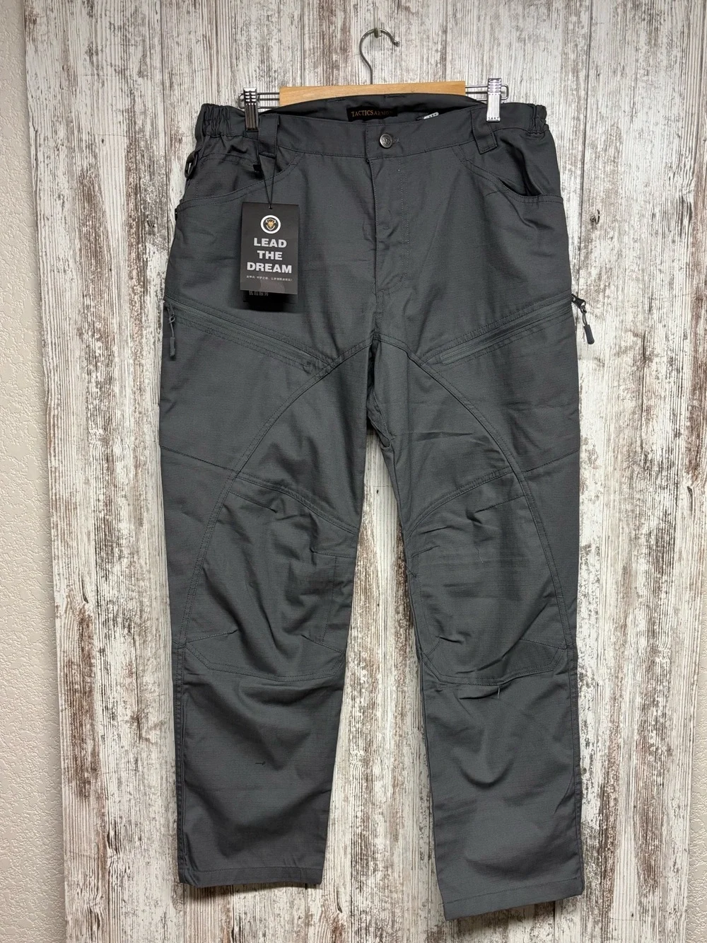 Men's Gray Cargo Utility Pants